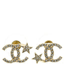 シャネル CHANEL ココマーク スターピアス ゴールド GP ラインストーン ピアス CHANEL CCマーク 星 スタッドピアス