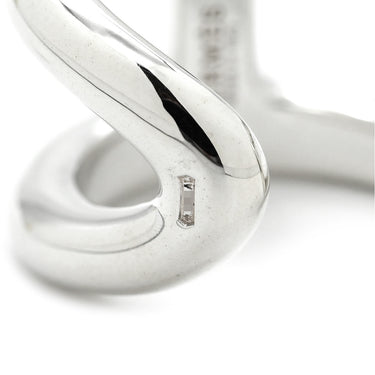 エルメス HERMES オスモズ GM シルバー シルバー925 #53(JP13) リング 指輪 アクセサリー AG925 Hモチーフ 13号