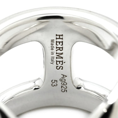 エルメス HERMES オスモズ GM シルバー シルバー925 #53(JP13) リング 指輪 アクセサリー AG925 Hモチーフ 13号