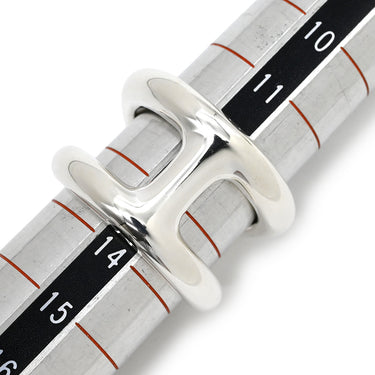 エルメス HERMES オスモズ GM シルバー シルバー925 #53(JP13) リング 指輪 アクセサリー AG925 Hモチーフ 13号