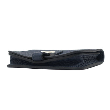 エルメス HERMES ドゴン カードケース ブルーニュイ トゴ コインケース シルバー金具 新品 未使用 紺 ミニ財布