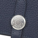 エルメス HERMES ドゴン カードケース ブルーニュイ トゴ コインケース シルバー金具 新品 未使用 紺 ミニ財布