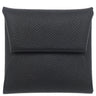 エルメス HERMES バスティア ブラック ヴォーエプソン コインケース シルバー金具 黒