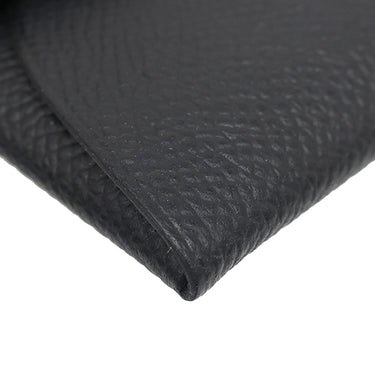 エルメス HERMES バスティア ブラック ヴォーエプソン コインケース シルバー金具 黒