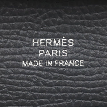 エルメス HERMES バスティア アルドワーズ ヴォーエプソン コインケース シルバー金具 新品 未使用