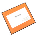 エルメス HERMES アザップ シルクイン コンパクト チャイ ヴォーエプソン コインケース シルバー金具 茶 ラウンドジップ