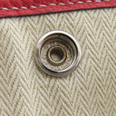 エルメス HERMES ガーデンパーティーTPM ルージュカザック カントリー トートバッグ シルバー金具 赤