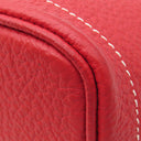 エルメス HERMES ガーデンパーティーTPM ルージュカザック カントリー トートバッグ シルバー金具 赤