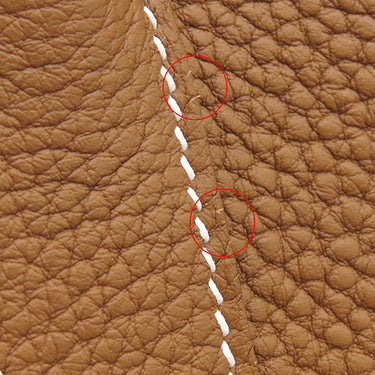 エルメス HERMES ガーデンパーティーTPM ゴールド ネゴンダ トートバッグ シルバー金具 新品 未使用 茶