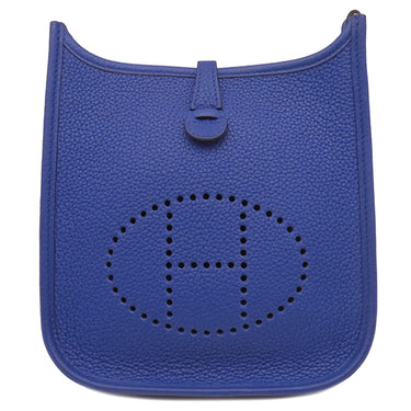 エルメス HERMES エヴリンTPM ロング ブルーロワイヤル トリヨンクレマンス ショルダーバッグ ゴールド金具 青