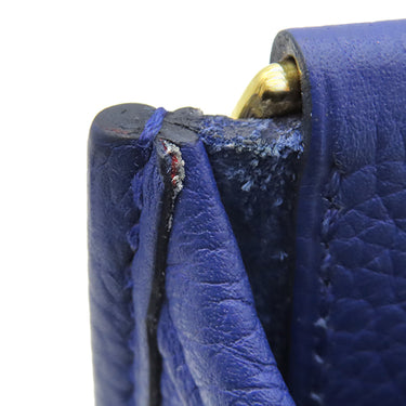 エルメス HERMES エヴリンTPM ロング ブルーロワイヤル トリヨンクレマンス ショルダーバッグ ゴールド金具 青