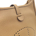 エルメス HERMES エヴリンTPM アマゾン ロング マキシ カドリーユ チャイ トリヨンクレマンス ショルダーバッグ ゴールド金具 ベージュ