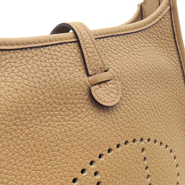 エルメス HERMES エヴリンTPM アマゾン ロング マキシ カドリーユ チャイ トリヨンクレマンス ショルダーバッグ ゴールド金具 ベージュ