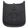 エルメス HERMES エヴリンTPM ロング ブラック トリヨンクレマンス ショルダーバッグ シルバー金具 黒