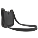 エルメス HERMES エヴリンTPM ロング ブラック トリヨンクレマンス ショルダーバッグ シルバー金具 黒