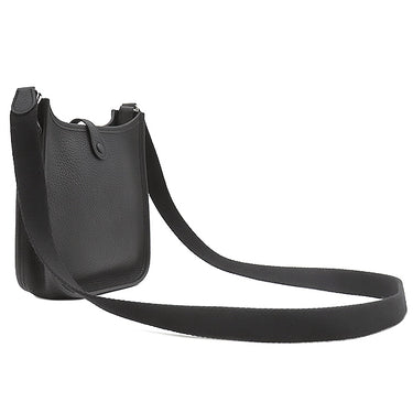 エルメス HERMES エヴリンTPM ロング ブラック トリヨンクレマンス ショルダーバッグ シルバー金具 黒