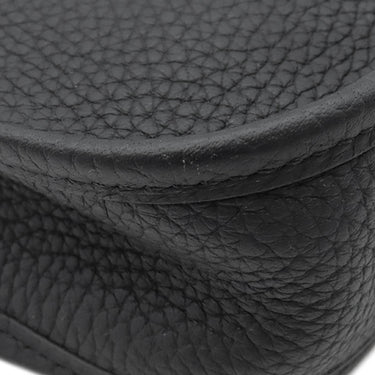 エルメス HERMES エヴリンTPM ロング ブラック トリヨンクレマンス ショルダーバッグ シルバー金具 黒