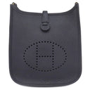 エルメス HERMES エヴリンTPM ロング キャバン トリヨンクレマンス ショルダーバッグ ゴールド金具 黒