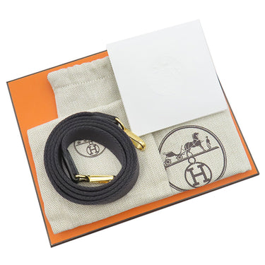 エルメス HERMES エヴリンTPM ロング キャバン トリヨンクレマンス ショルダーバッグ ゴールド金具 黒