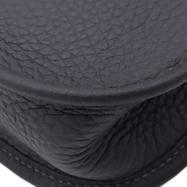 エルメス HERMES エヴリンTPM ロング キャバン トリヨンクレマンス ショルダーバッグ ゴールド金具 黒