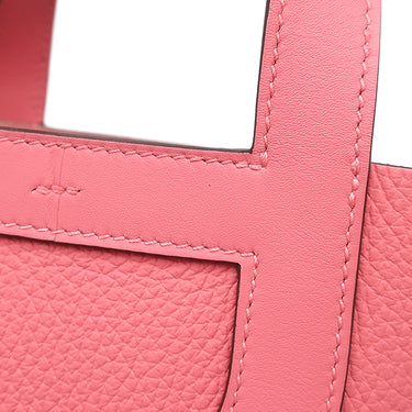エルメス HERMES インザループ18 ローズアザレ トリヨンクレマンス ヴォースイフト ハンドバッグ シルバー金具