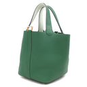 エルメス HERMES ピコタンロック PM エクラ ヴェールモワイヤン×ヴェールペパーミント トリヨンクレマンス ヴォースイフト ハンドバッグ ゴールド金具 緑 薄緑