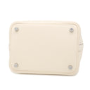 エルメス HERMES ピコタンロックPM ナタ トリヨンクレマンス ハンドバッグ シルバー金具 新品 未使用 オフホワイト