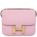 エルメス HERMES コンスタンスミニ 3 モーヴシルベストル シェーブル ショルダーバッグ ピンクゴールド金具 ピンク