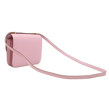 エルメス HERMES コンスタンスミニ 3 モーヴシルベストル シェーブル ショルダーバッグ ピンクゴールド金具 ピンク