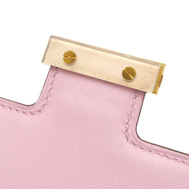 エルメス HERMES コンスタンスミニ 3 モーヴシルベストル シェーブル ショルダーバッグ ピンクゴールド金具 ピンク