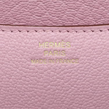 エルメス HERMES コンスタンスミニ 3 モーヴシルベストル シェーブル ショルダーバッグ ピンクゴールド金具 ピンク