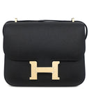 エルメス HERMES コンスタンス ミニ 3 ミロワール ブラック ヴォーエプソン ショルダーバッグ マットゴールド金具 新品 未使用 黒
