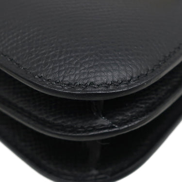 エルメス HERMES コンスタンス ミニ 3 ミロワール ブラック ヴォーエプソン ショルダーバッグ マットゴールド金具 新品 未使用 黒