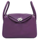 エルメス HERMES リンディ26 ウルトラバイオレット エバーカラー 2WAYバッグ シルバー金具 紫