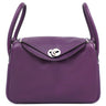 エルメス HERMES リンディ26 ウルトラバイオレット エバーカラー 2WAYバッグ シルバー金具 紫