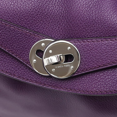 エルメス HERMES リンディ26 ウルトラバイオレット エバーカラー 2WAYバッグ シルバー金具 紫