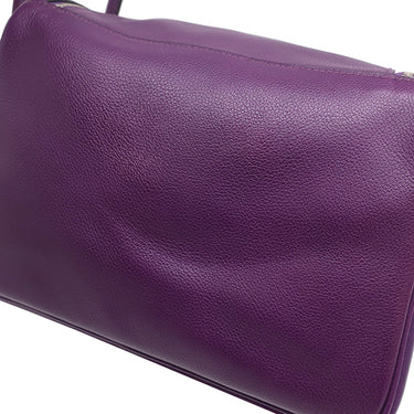 エルメス HERMES リンディ26 ウルトラバイオレット エバーカラー 2WAYバッグ シルバー金具 紫