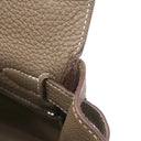 エルメス HERMES ケリー28 内縫い エトゥープ トゴ 2WAYバッグ シルバー金具 グレージュ ショルダー ハンドバッグ