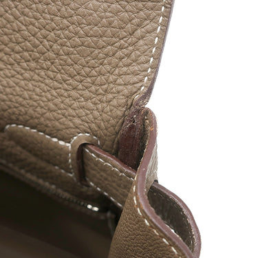 エルメス HERMES ケリー28 内縫い エトゥープ トゴ 2WAYバッグ シルバー金具 グレージュ ショルダー ハンドバッグ