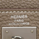 エルメス HERMES ケリー28 内縫い エトゥープ トゴ 2WAYバッグ シルバー金具 グレージュ ショルダー ハンドバッグ