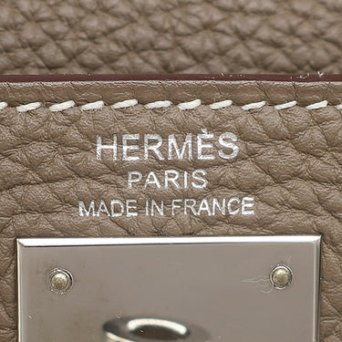 エルメス HERMES ケリー28 内縫い エトゥープ トゴ 2WAYバッグ シルバー金具 グレージュ ショルダー ハンドバッグ