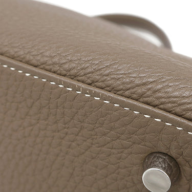 エルメス HERMES ケリー28 内縫い エトゥープ トゴ 2WAYバッグ シルバー金具 グレージュ ショルダー ハンドバッグ