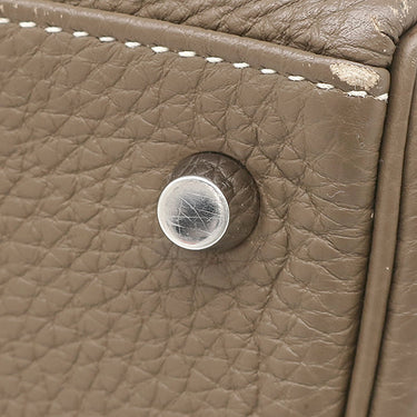 エルメス HERMES ケリー28 内縫い エトゥープ トゴ 2WAYバッグ シルバー金具 グレージュ ショルダー ハンドバッグ