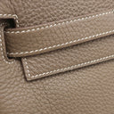 エルメス HERMES ケリー28 内縫い エトゥープ トゴ 2WAYバッグ シルバー金具 グレージュ ショルダー ハンドバッグ