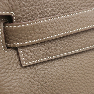 エルメス HERMES ケリー28 内縫い エトゥープ トゴ 2WAYバッグ シルバー金具 グレージュ ショルダー ハンドバッグ