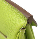 エルメス HERMES キャンディ バーキン30 キウイ×リケン ヴォーエプソン ハンドバッグ シルバー金具 黄緑 緑