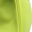 エルメス HERMES キャンディ バーキン30 キウイ×リケン ヴォーエプソン ハンドバッグ シルバー金具 黄緑 緑