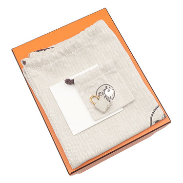 エルメス HERMES ピコタンロック PM ベトン アリゲーターマット ハンドバッグ ゴールド金具 ベージュ