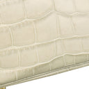 エルメス HERMES ピコタンロック PM ベトン アリゲーターマット ハンドバッグ ゴールド金具 ベージュ