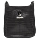エルメス HERMES ヴェスパ TPM ブラック ニロティカス ショルダーバッグ シルバー金具 黒 クロコ